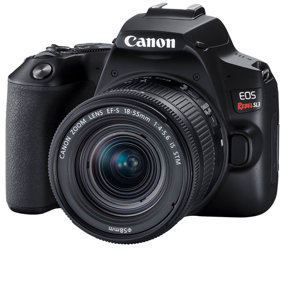 Canon EOS Rebel DSLR Camera with 18-55mm Lens - Black